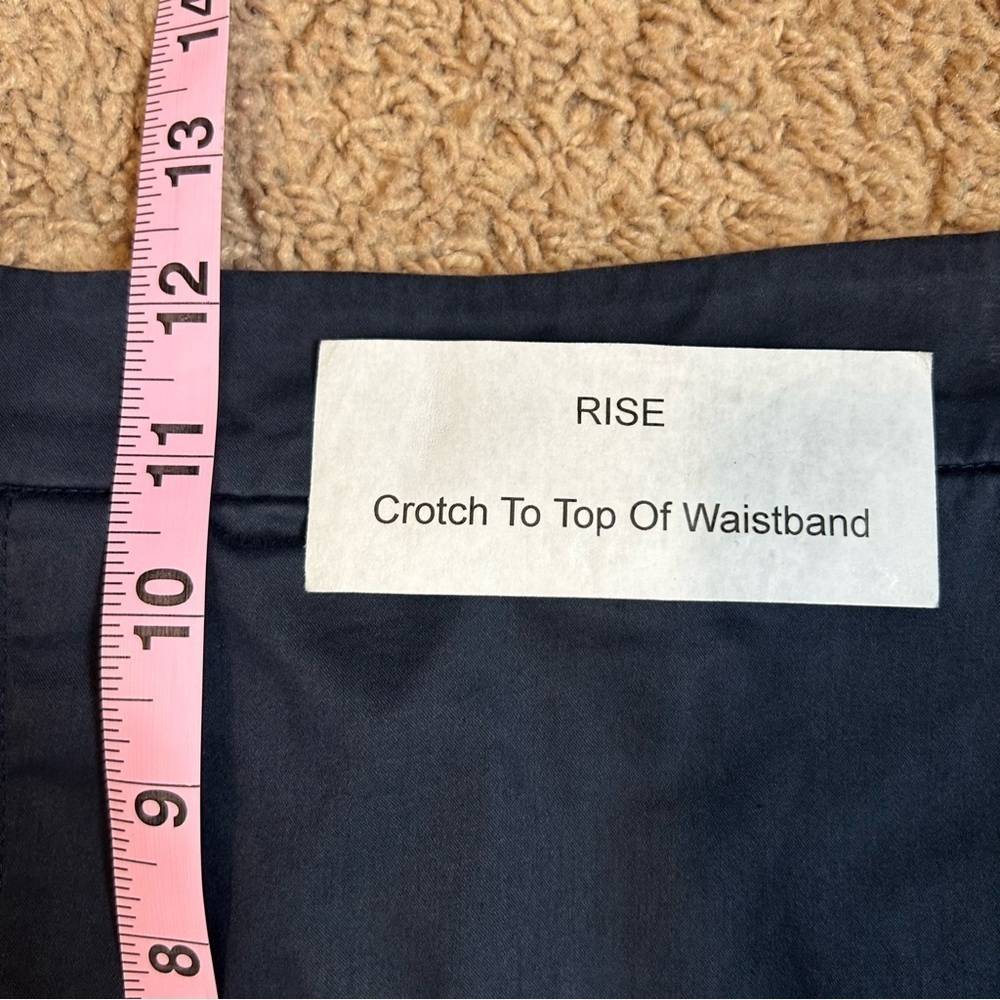 Boden | High Waisted Navy Blue Shorts Elastic Waist Women’s Size 6 - Picture 9 of 10